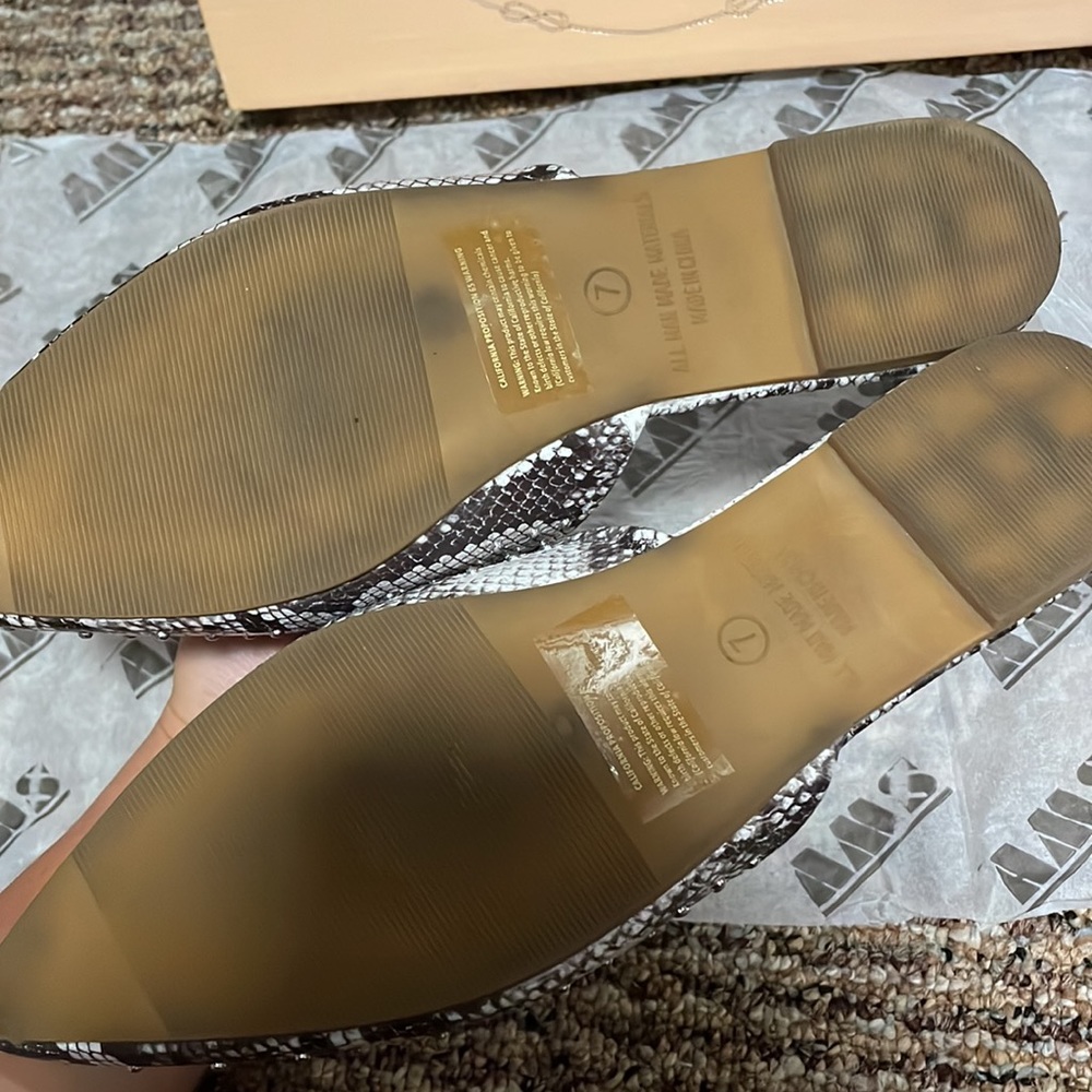 ams Isabella snakeskin studded mules - Picture 5 of 11